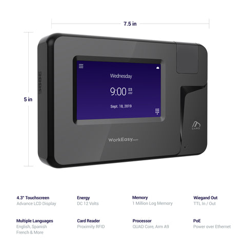 Timelogix TL50 Smart Card RFID Time Clock